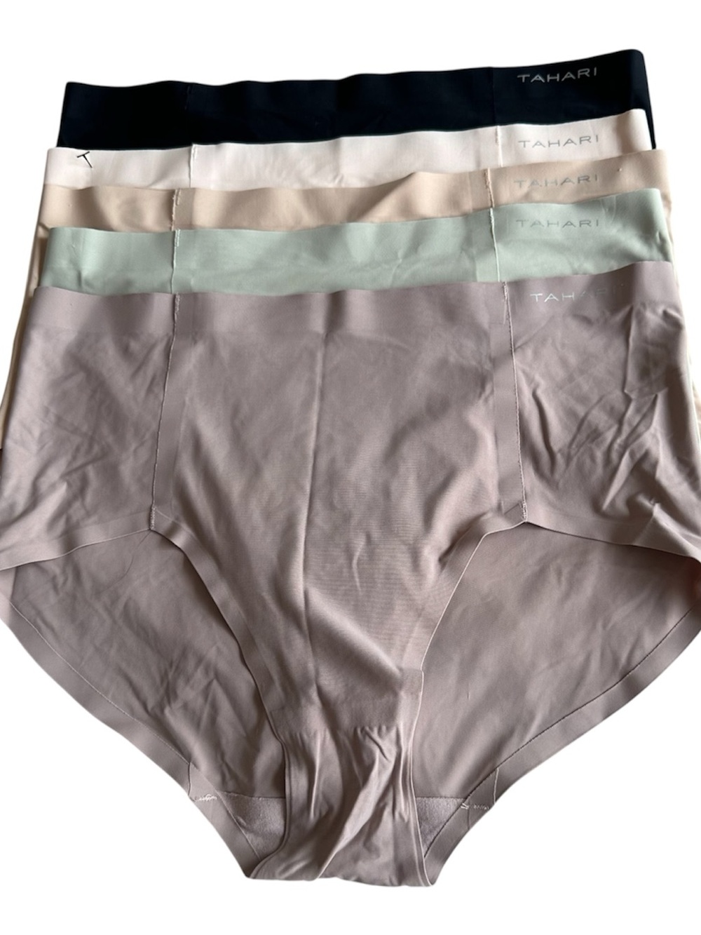 Tahari Seamless High-Waisted Briefs Underwear Bundle Multi-Color Sz Large NWOT